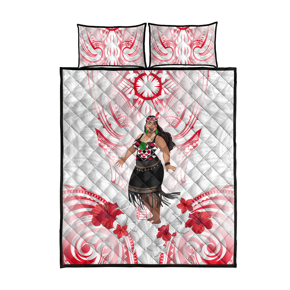 New Zealand Women's Day Quilt Bed Set Maori Wahine Polynesian Pattern LT05 - Polynesian Pride