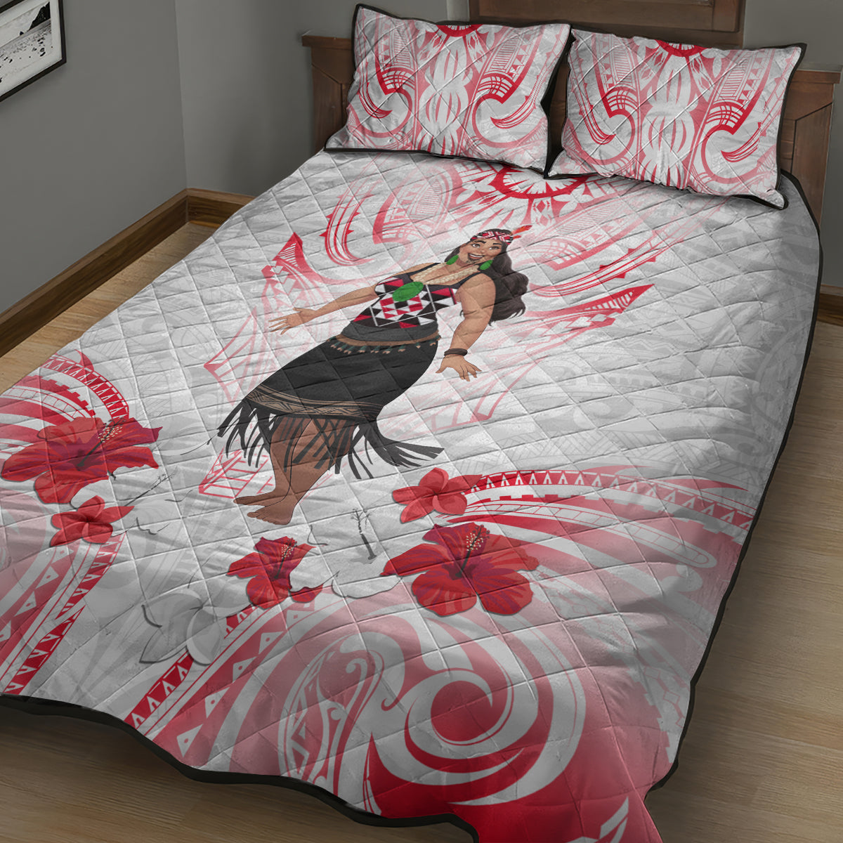 New Zealand Women's Day Quilt Bed Set Maori Wahine Polynesian Pattern LT05 - Polynesian Pride