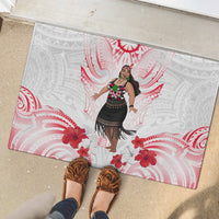 New Zealand Women's Day Rubber Doormat Maori Wahine Polynesian Pattern LT05 - Polynesian Pride