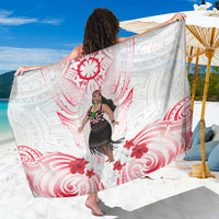 New Zealand Women's Day Sarong Maori Wahine Polynesian Pattern LT05 One Size 44 x 66 inches White - Polynesian Pride