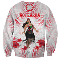 New Zealand Women's Day Sweatshirt Maori Wahine Polynesian Pattern LT05 - Polynesian Pride