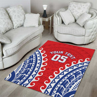 Custom Tuamotu Archipelago Area Rug Polynesian Tribal Tattoo LT05 - Polynesian Pride