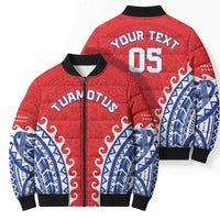 Custom Tuamotu Archipelago Bomber Puffer Jacket Polynesian Tribal Tattoo LT05 - Polynesian Pride