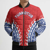 Custom Tuamotu Archipelago Bomber Puffer Jacket Polynesian Tribal Tattoo LT05 - Polynesian Pride
