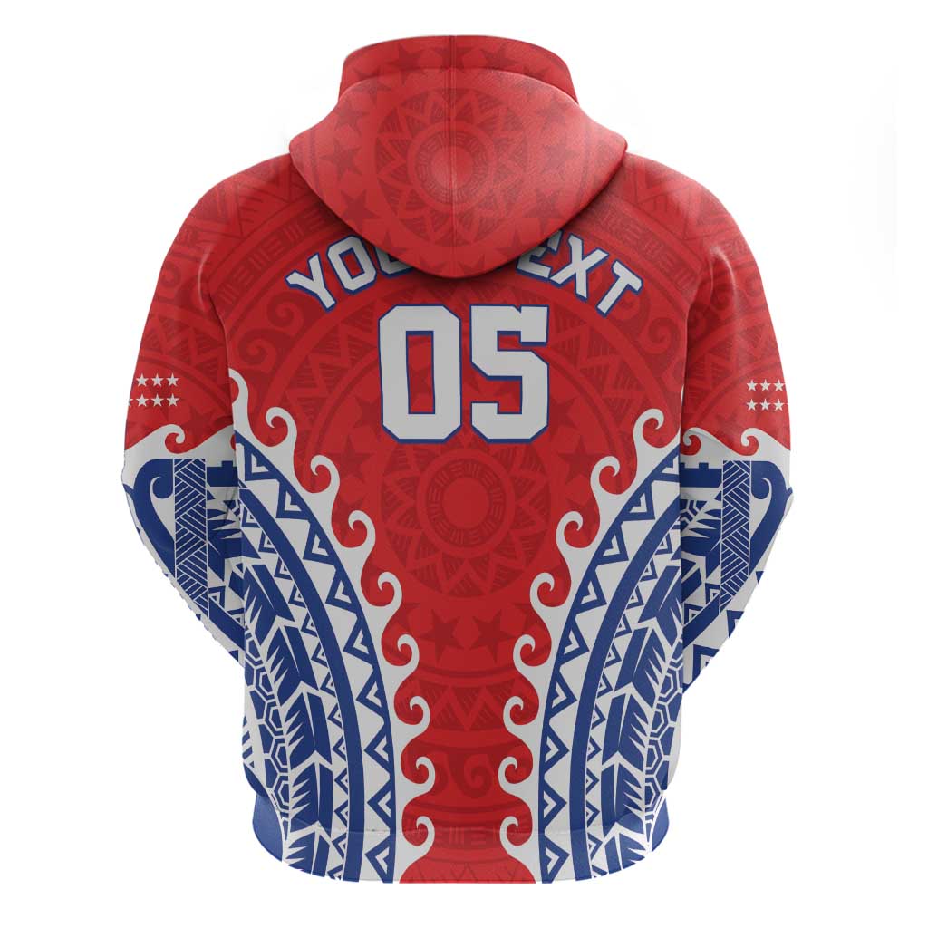 Custom Tuamotu Archipelago Hoodie Polynesian Tribal Tattoo LT05 - Polynesian Pride