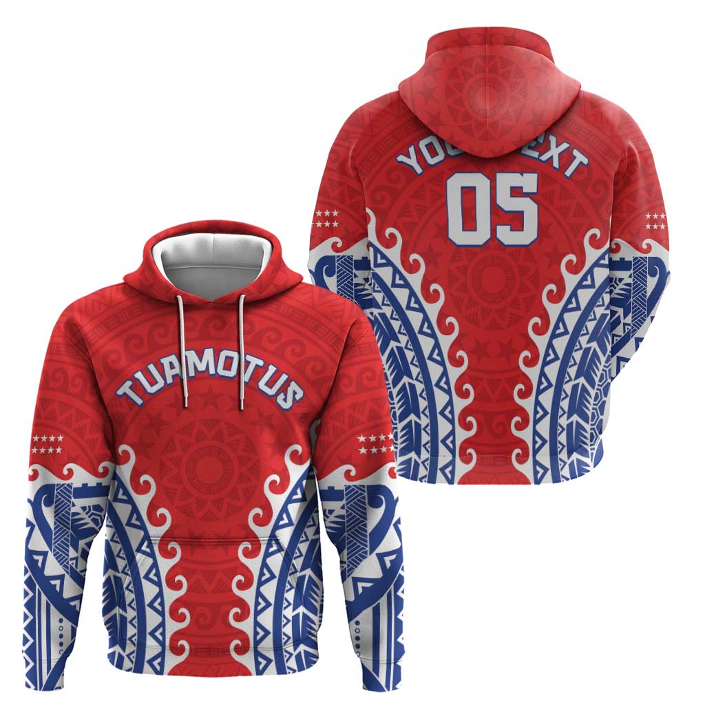 Custom Tuamotu Archipelago Hoodie Polynesian Tribal Tattoo LT05 - Polynesian Pride