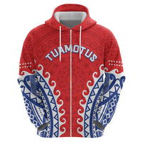Custom Tuamotu Archipelago Hoodie Polynesian Tribal Tattoo LT05 - Polynesian Pride