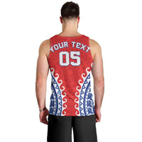 Custom Tuamotu Archipelago Men Tank Top Polynesian Tribal Tattoo LT05 - Polynesian Pride
