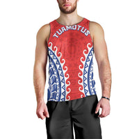 Custom Tuamotu Archipelago Men Tank Top Polynesian Tribal Tattoo LT05 - Polynesian Pride