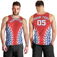 Custom Tuamotu Archipelago Men Tank Top Polynesian Tribal Tattoo LT05 - Polynesian Pride