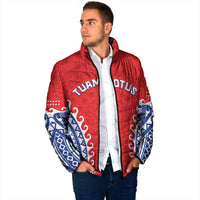 Custom Tuamotu Archipelago Padded Jacket Polynesian Tribal Tattoo LT05 - Polynesian Pride