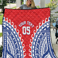 Custom Tuamotu Archipelago Quilt Polynesian Tribal Tattoo LT05 Red - Polynesian Pride