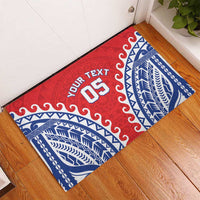 Custom Tuamotu Archipelago Rubber Doormat Polynesian Tribal Tattoo LT05 - Polynesian Pride