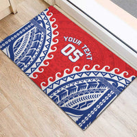 Custom Tuamotu Archipelago Rubber Doormat Polynesian Tribal Tattoo LT05 - Polynesian Pride