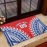 Custom Tuamotu Archipelago Rubber Doormat Polynesian Tribal Tattoo LT05 - Polynesian Pride