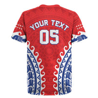 Custom Tuamotu Archipelago Rugby Jersey Polynesian Tribal Tattoo LT05 - Polynesian Pride