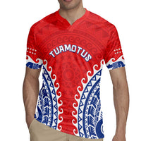 Custom Tuamotu Archipelago Rugby Jersey Polynesian Tribal Tattoo LT05 - Polynesian Pride