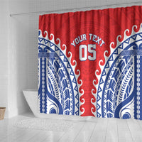 Custom Tuamotu Archipelago Shower Curtain Polynesian Tribal Tattoo LT05 - Polynesian Pride