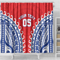 Custom Tuamotu Archipelago Shower Curtain Polynesian Tribal Tattoo LT05 - Polynesian Pride