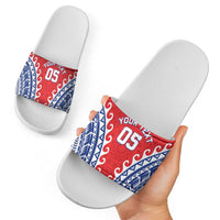 Custom Tuamotu Archipelago Slide Sandals Polynesian Tribal Tattoo LT05 - Polynesian Pride