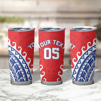 Custom Tuamotu Archipelago Tumbler Cup Polynesian Tribal Tattoo LT05 - Polynesian Pride