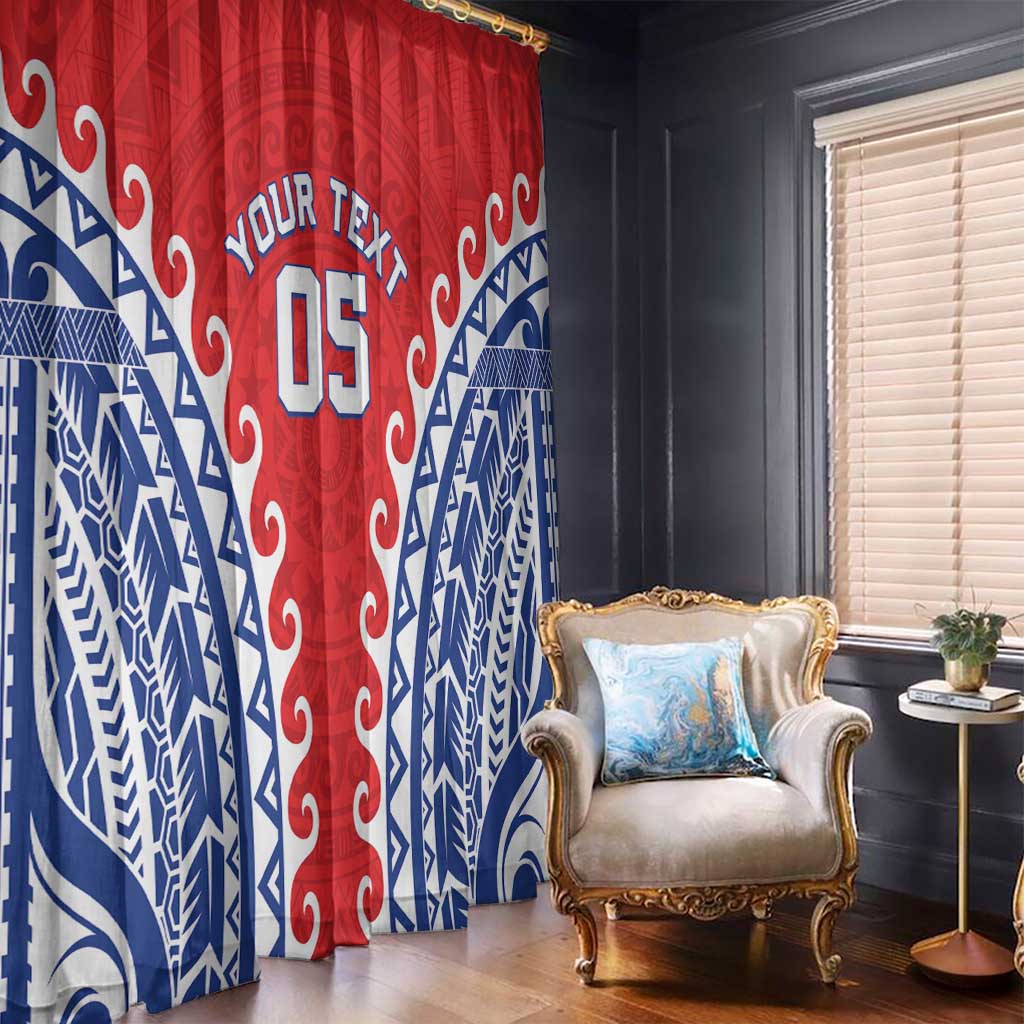 Custom Tuamotu Archipelago Window Curtain Polynesian Tribal Tattoo LT05 - Polynesian Pride