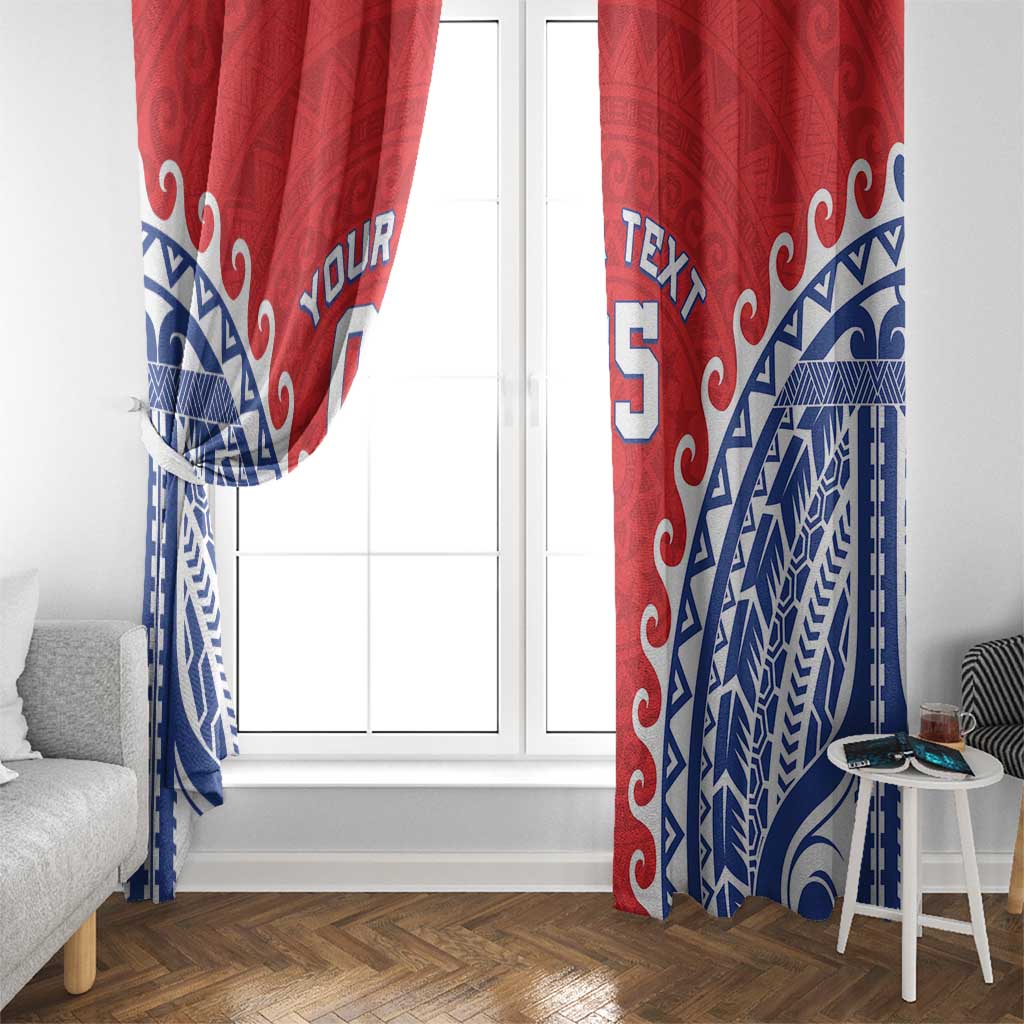 Custom Tuamotu Archipelago Window Curtain Polynesian Tribal Tattoo LT05 - Polynesian Pride