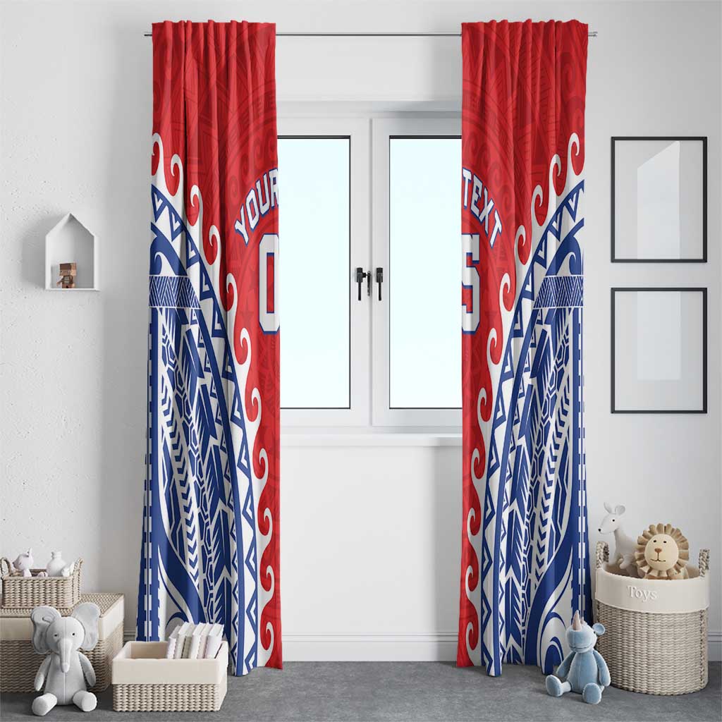 Custom Tuamotu Archipelago Window Curtain Polynesian Tribal Tattoo LT05 - Polynesian Pride