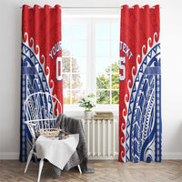 Custom Tuamotu Archipelago Window Curtain Polynesian Tribal Tattoo LT05 - Polynesian Pride