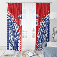 Custom Tuamotu Archipelago Window Curtain Polynesian Tribal Tattoo LT05 - Polynesian Pride