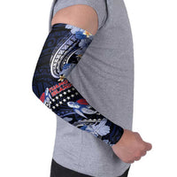 Tuamotu Islands Arm Sleeves Polynesian Pattern With Turtle LT05 - Polynesian Pride