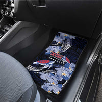 Tuamotu Islands Car Mats Polynesian Pattern With Turtle LT05 - Polynesian Pride