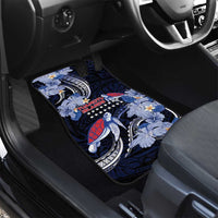 Tuamotu Islands Car Mats Polynesian Pattern With Turtle LT05 - Polynesian Pride