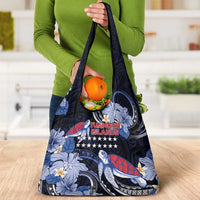 Tuamotu Islands Grocery Bag Polynesian Pattern With Turtle LT05 - Polynesian Pride