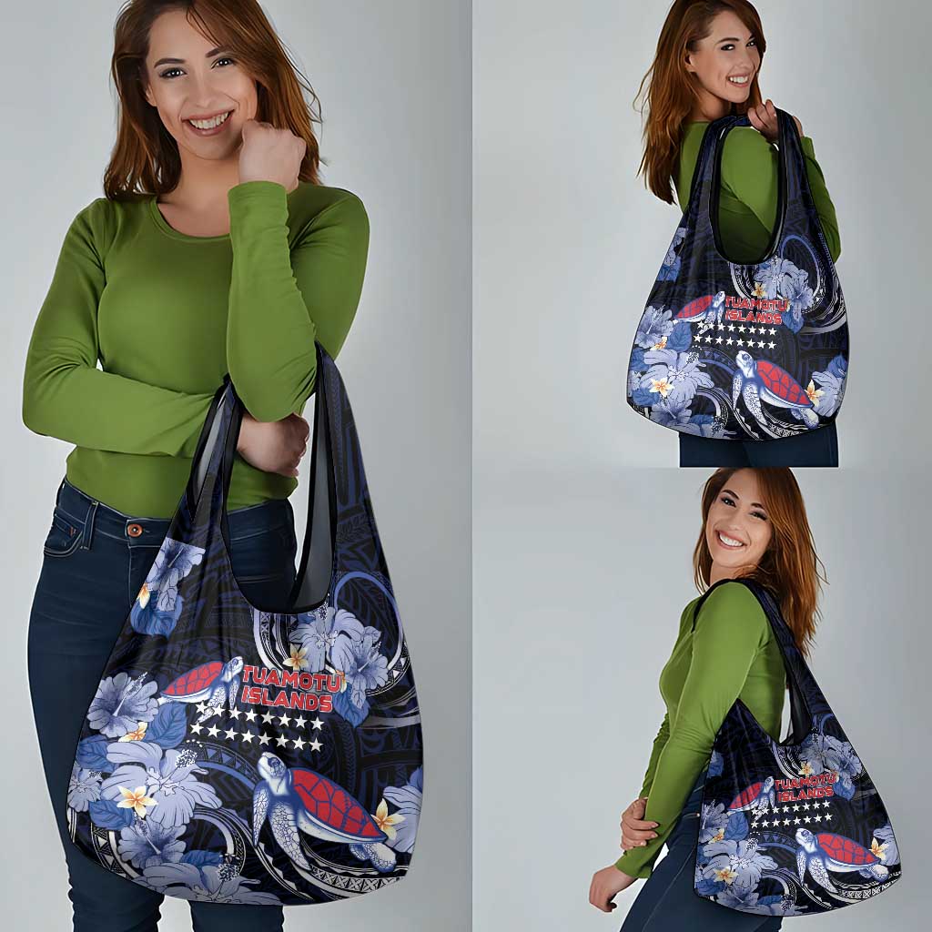 Tuamotu Islands Grocery Bag Polynesian Pattern With Turtle LT05 - Polynesian Pride
