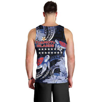 Tuamotu Islands Men Tank Top Polynesian Pattern With Turtle LT05 - Polynesian Pride