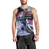 Tuamotu Islands Men Tank Top Polynesian Pattern With Turtle LT05 - Polynesian Pride