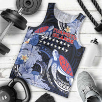 Tuamotu Islands Men Tank Top Polynesian Pattern With Turtle LT05 - Polynesian Pride