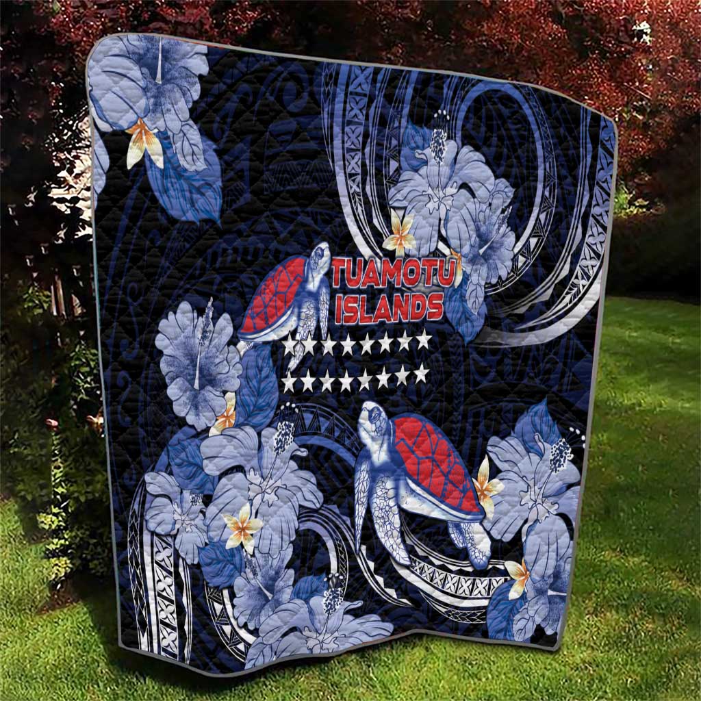 Tuamotu Islands Quilt Polynesian Pattern With Turtle LT05 - Polynesian Pride