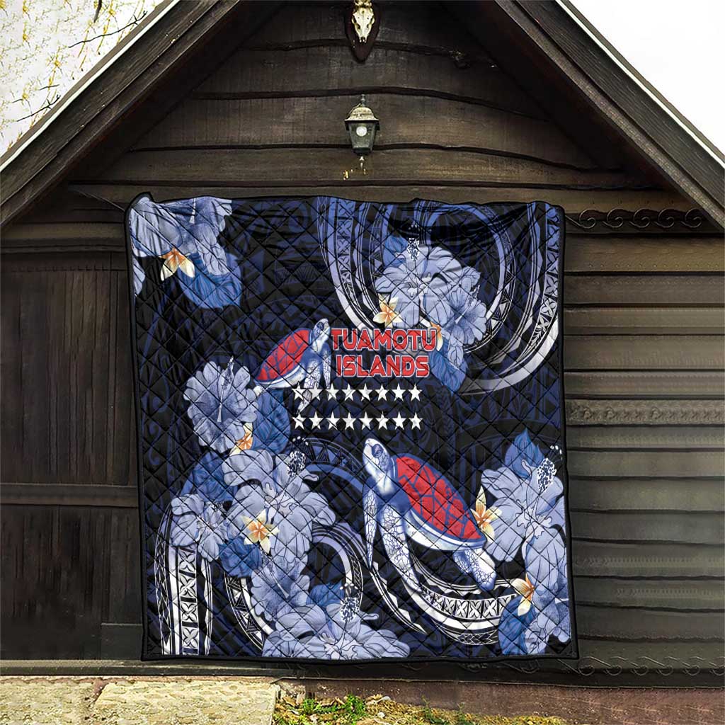 Tuamotu Islands Quilt Polynesian Pattern With Turtle LT05 - Polynesian Pride