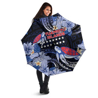Tuamotu Islands Umbrella Polynesian Pattern With Turtle LT05 - Polynesian Pride
