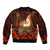 Samoa Siva Afi Festival Bomber Jacket Fire Knife Dancing LT05 - Polynesian Pride