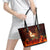 Samoa Siva Afi Festival Leather Tote Bag Fire Knife Dancing