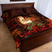 Samoa Siva Afi Festival Quilt Bed Set Fire Knife Dancing LT05 - Polynesian Pride