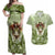 New Zealand Maori Fairy Patupaiarehe Couples Matching Off Shoulder Maxi Dress and Hawaiian Shirt Polynesian Style LT05 Red - Polynesian Pride