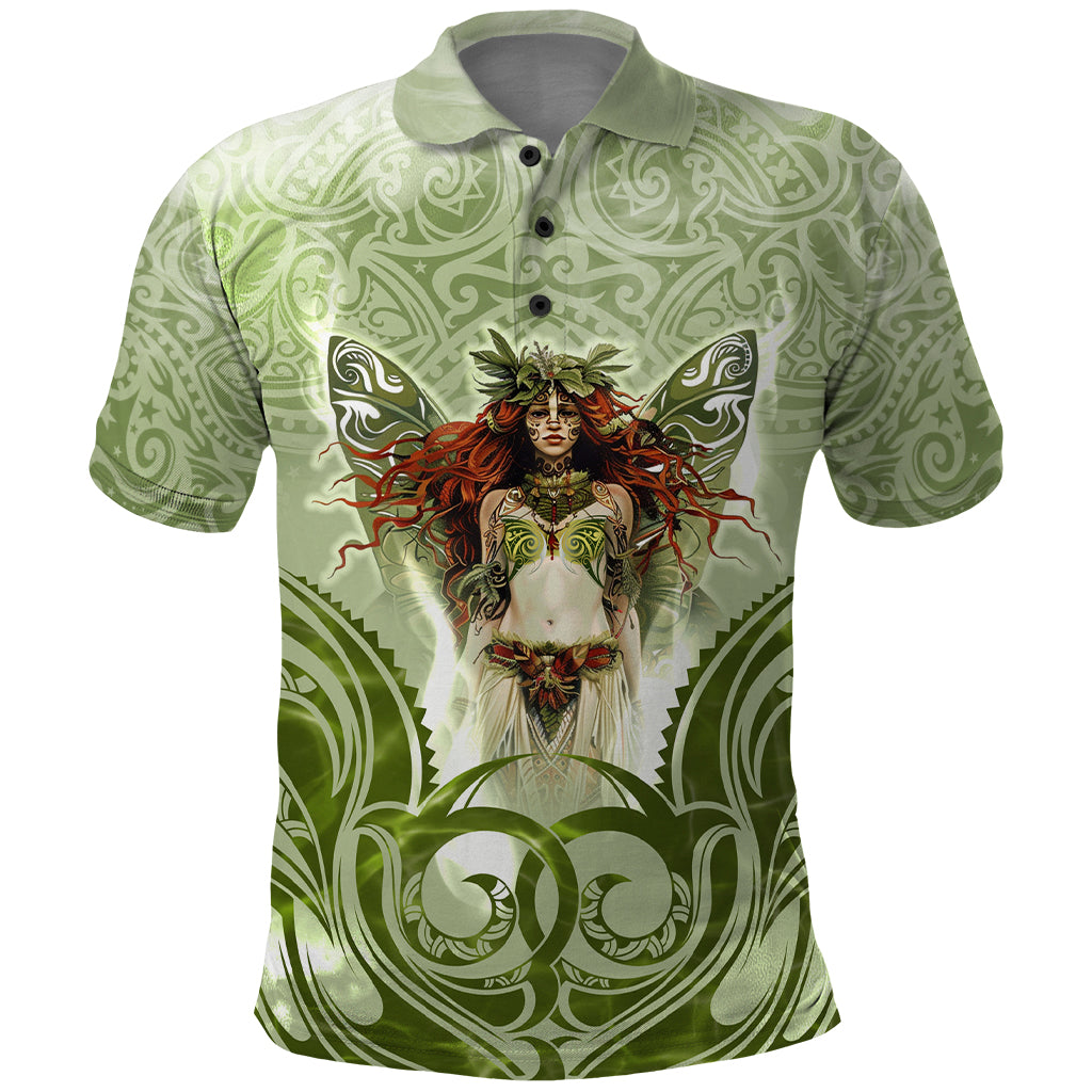 New Zealand Maori Fairy Patupaiarehe Polo Shirt Polynesian Style LT05 Red - Polynesian Pride