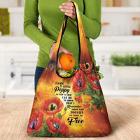 ANZAC Day Red Poppy Grocery Bag Honoring The ANZAC Spirit LT05 - Polynesian Pride