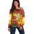 ANZAC Day Red Poppy Off Shoulder Sweater Honoring The ANZAC Spirit