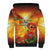 ANZAC Day Red Poppy Sherpa Hoodie Honoring The ANZAC Spirit