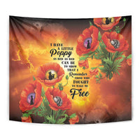 ANZAC Day Red Poppy Tapestry Honoring The ANZAC Spirit LT05 - Polynesian Pride
